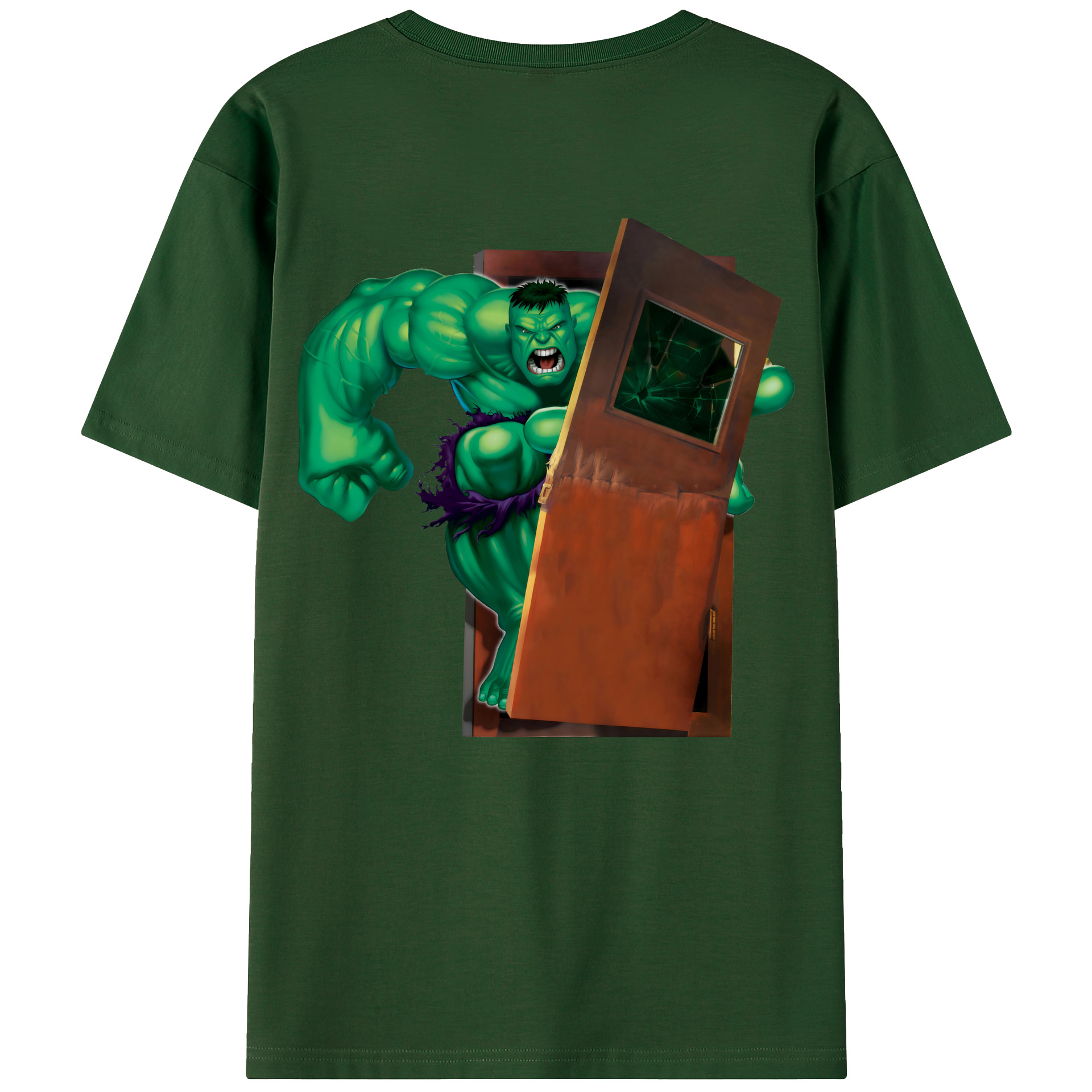 （画像用） アベンジャーズ The Avengers 綿100％半袖Tシャツ（背面プリント）